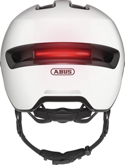 Fietshelm ABUS HUD-Y shiny white S - 51-55 cm - wit - Geschikt voor gebruik op elektrische fietsen - stadsfietsen - 280 g