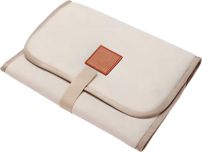 Baby Aankleedkussen Waterdicht – Draagbaar en Opvouwbaar Verschoonmatje voor Luier Wisselen | Reizen & Onderweg-Beige