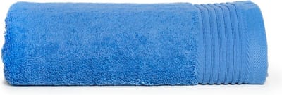 The One Towelling Deluxe handdoek - 60 x 110 cm - Badlaken - Hoge vochtopname - Met ophanglus - 550 gr/m² - 100% Gekamd katoen - Aqua Azure