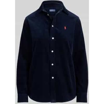regular fit overhemdblouse van puur katoen