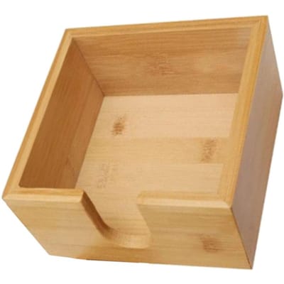 Boîte à mouchoirs Porte-serviettes Distributeur de cocktails Carré Accessoire de table à manger Organisateur Supports pour lingettes en papier brown