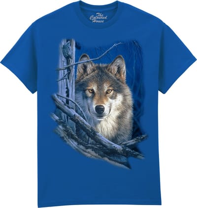 Moon Shine Wolf The Coloured House T-shirt S
