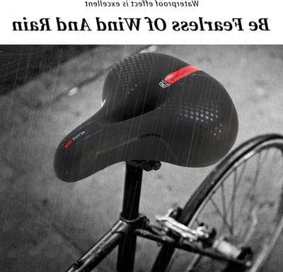 Comfortabele Fietszadel van Gel, Zacht Geheugenfoam, Brede Ergonomische Fietszadel voor Mannen en Vrouwen, Ademend en Geschikt voor Racefietsen en Mountainbikes
