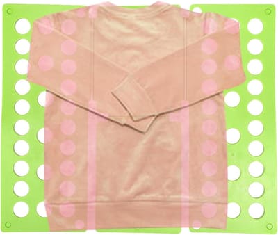 Kleding Vouwbord - Vouwhulp Kleding - Snel Kleding Vouwen - Opvouwbaar Ontwerp - 40x48 cm - Wit