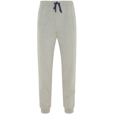 Heren joggingbroek met boorden grijs - Grijs - Maat - 50