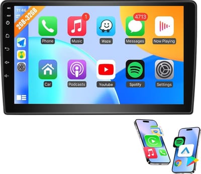 ESSGOO 2+32GB Autoradio - Geschikt Voor Fiat Ducato 2006 t/m 2022 / Peugeot Boxer & Citroen Jumper 2011 t/m 2015 - 9 Inch IPS TouchScreen Radio Scherm - Draadloos Apple Carplay & Android Auto - GPS, Bluetooth, Wifi