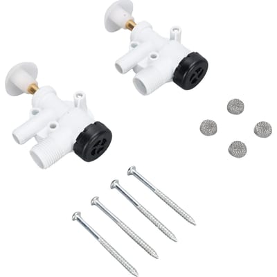 Toiletwaterslot Assemblage 385314349 RV Toilet Reparatiekit Vervanging voor Sealand Traveler VacuFlush Pedaal Spoeltoilet white