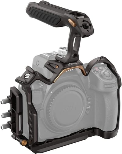 Camera Cage Set voor Nikon Z8 - Volledig van Aluminium, Inclusief Quick Release Plate en Koud Shoe Bevestiging voor Microfoon en Verlichting - 4317