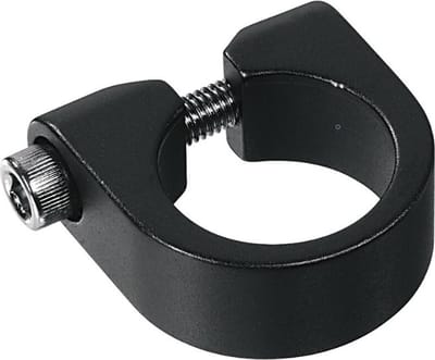 Ergotec Zadelpenklemringen met inbusbout - 34,9mm - Zwart (2 stuks)