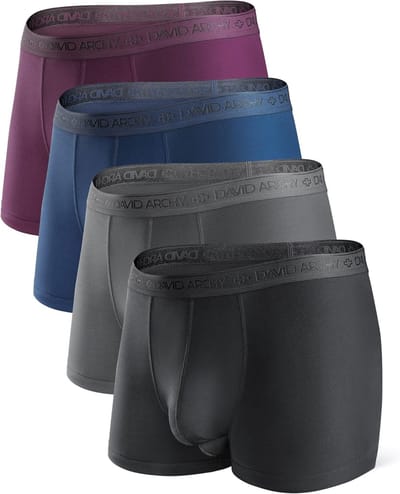 Boxer Briefs Heren - Ondergoed Heren - Dagelijks Comfort - Dubbele Pouch Ondersteuning - 3/5 Pack - Zwart