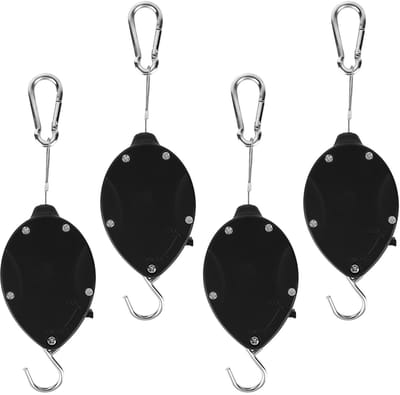 VT Goods - Hangende Plant Hanger - Instelbare Tuin Accessoire - Set van 4 - Ideaal voor Balkon - Hangmanden voor Planten - Geschikt voor Buiten - Kl...
