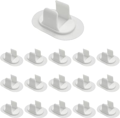 16 Stuks Zelfklevende Buisbeugels, Bevestigingsklemmen voor Slangen, Ideaal voor Wasmachines en Luchtbehandelingssystemen