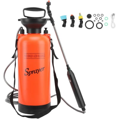 Elektrische Verstuiver Gazon Tuin Draagbare Verstuiver Elektrische Sprayfles voor het Besproeien van Planten Tuin black
