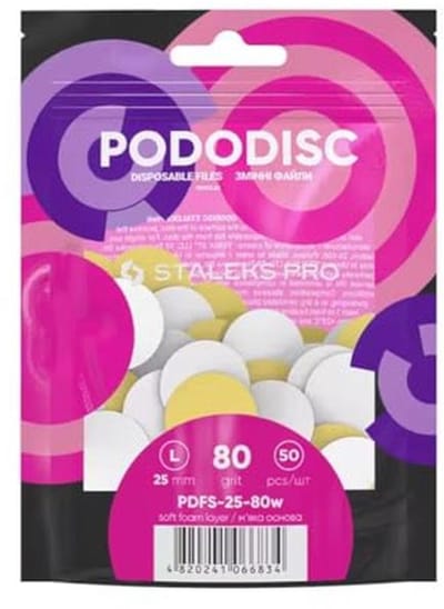 Navulvijl Pads voor Pedicure 80 grit - 50 stuks