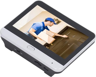 Video Deurbel Camera - Slimme WiFi Deurbel - Thuis Beveiliging - 4.3 Inch Scherm - 1080p HD Resolutie - Zwart