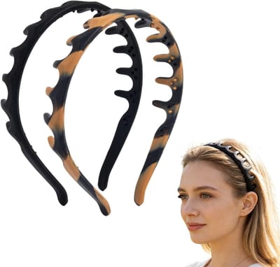 Zachte en duurzame haarbanden voor vrouwen, antislip kammetjes en schokbestendige elastieken voor stijlvolle haaraccessoires