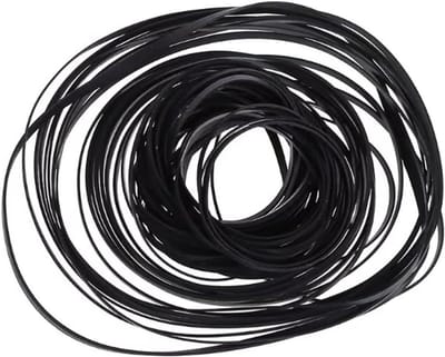 Aandrijfriemen Set - Rubber Riemen - Apparaten Repareren - Universele Mix Maten - 50/100 Stuks - Zwart