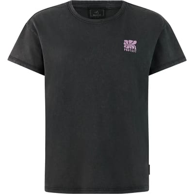 Protest PRTLas - T-shirt Dames - Korte mouwen - Ronde hals - Loose fit - Paars