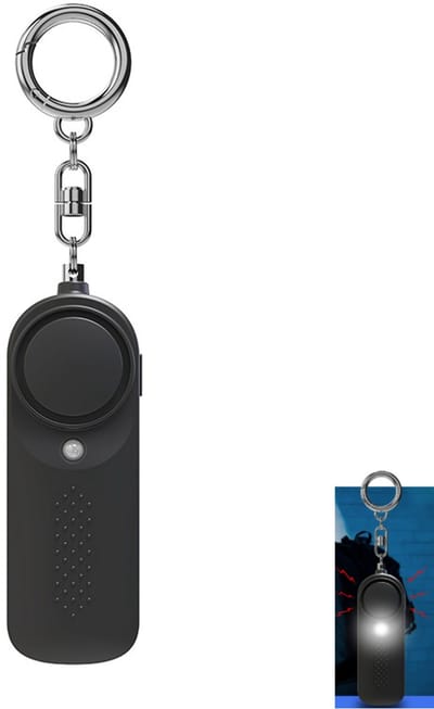Alarm - Persoonlijk Veiligheidsalarm voor Vrouwen – 130dB Anti Wolf Alarm met LED Licht – Draagbare sleutelhanger – geschikt voor zelfverdediging, afschrikking en noodoproepen