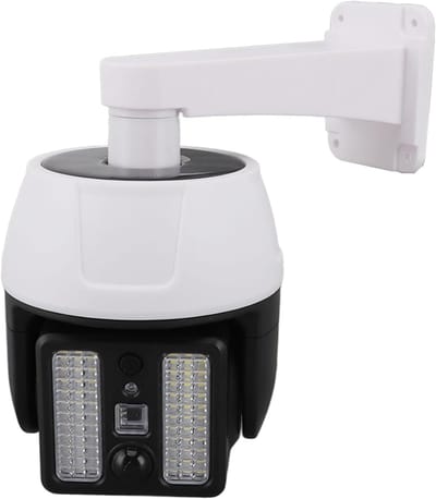 OmGoods - Dailygoody - Dummy Beveiligingscamera - Nep-camera met LED-licht - Op zonne-energie - Menselijke Lichaamssensor - Gesimuleerde Bewakingscamera - Veili...