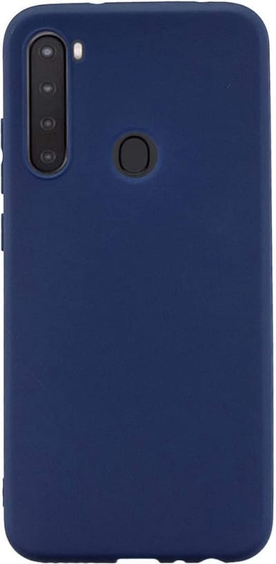 LuxeBass Hoesje geschikt voor Samsung Galaxy Note 10 Lite - Siliconen hoesje - Kunststof - Soft cover - Blauw - telefoonhoes - gsm hoes - telefoonhoesje