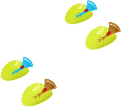 Kraanverlenger 4 Stuks - Kinderkraan Watertuitverlenger - Handen Wassen Aanleren - Cartoon Uiterlijk - 14 x 8.5 x 6 cm