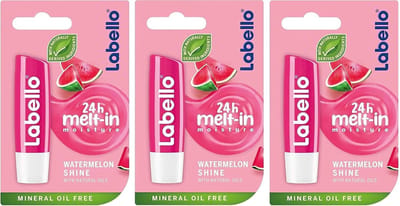 Labello Watermelon Shine - Lippenbalsem - 3 stuks - Voordeelverpakking