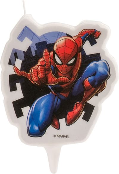 DEKORA - Verjaardagskaars Spiderman