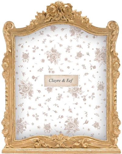 Clayre & Eef Fotolijst Goudkleurig Kunststof