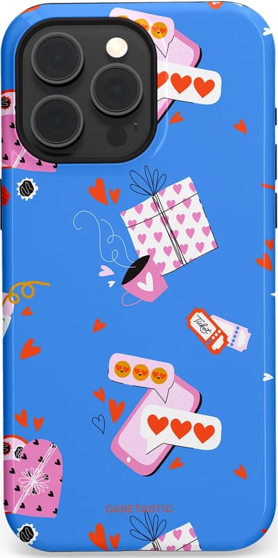 Casetastic Hoesje Geschikt voor Apple iPhone 15 Pro Max Magsafe - Stijlvolle Beschermende Duo-layer Case - Romantische Date