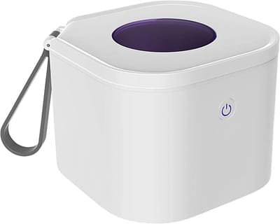 UV Reiniger Container - Mondbeschermer Doos - Hygiënisch Reinigen - Automatische Uitschakeling - 11 x 11 x 83 cm - Wit
