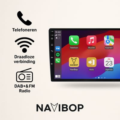 Geschikt voor Universeel ( t/m ) | 4+64GB 8-CORE | 9.7 inch Android 15.0 CarPlay autoradio | Draadloos CarPlay & Android Auto | Externe microfoon & Achteruitrijcamera (AHD) | Bluetooth & WiFi | NAVIBOP NB-5075 | Bouwjaar t/m