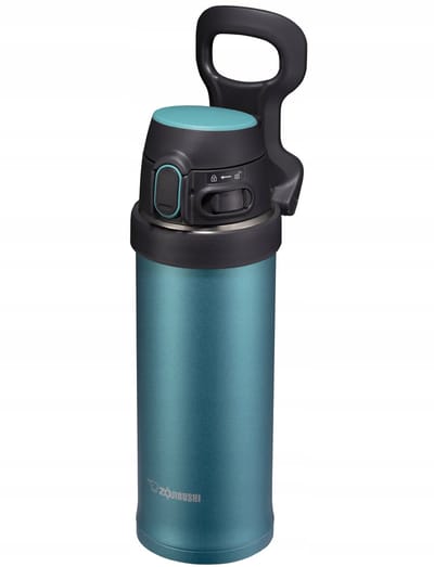 Zojirushi SM-QAF48-GK - Thermosfles - Turkis - Flip-and-Go Handvat - 480ml