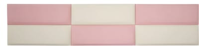 Bedhoofd - Hoofdbordkussen - Hoofdbord - Voor interieurdecoratie en bedhoofdbescherming - Roze