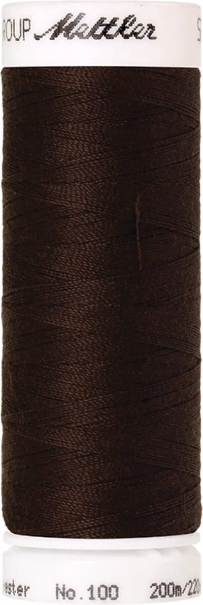 Amann Mettler Seralon Naaigaren – Chocolate (0428) – 200 m – No. 100 – 100% Polyester – Per Stuk