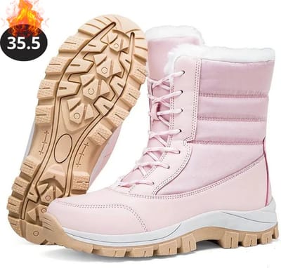 Nivard Snowboots - Sneeuwschoenen - Sneeuwboots - Dames - Wintersport - Ski - Skischoenen - Roze - 35.5 - Laarzen