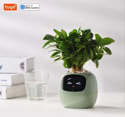 Slimme Plantenpoot – Bloempot – Smart Plantenpot – Intelligent – Bediening via App – Multifunctioneel & Stijlvol – Groen