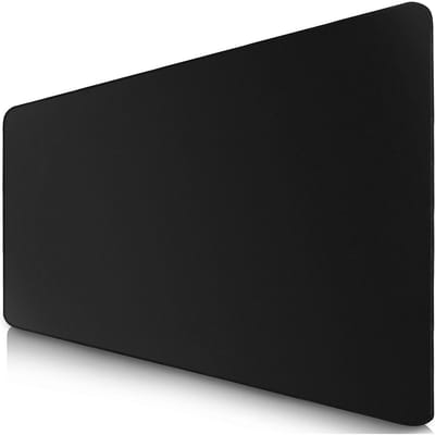 EXCITAT 240*320mm waterdichte muismat met antislipbasis - Geschikt voor alle toetsenborden en muizen - Zwart