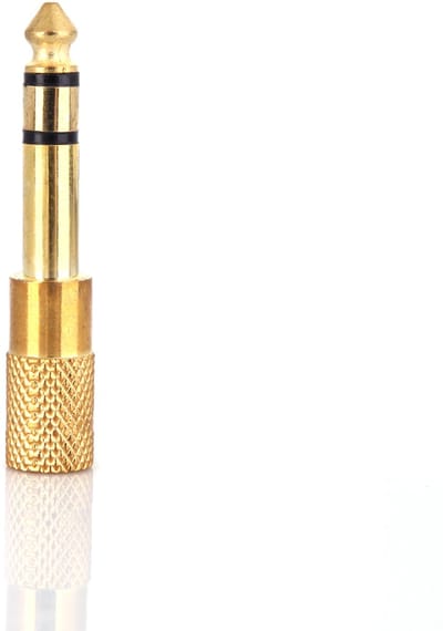 Jack verloopstekker - 6.5mm naar 3.5mm - Audio adapter - Muziek converter - Verguld - Jonyx