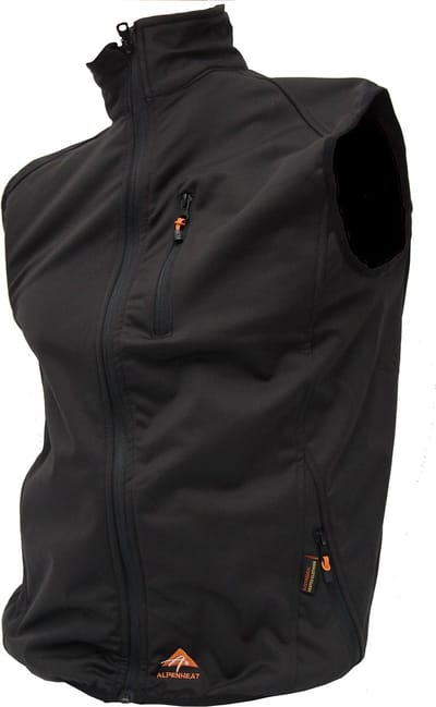 Alpenheat Fire Softshell Verwarmd Vest / Verwarmde Bodywarmer met verwarming met accu maat L