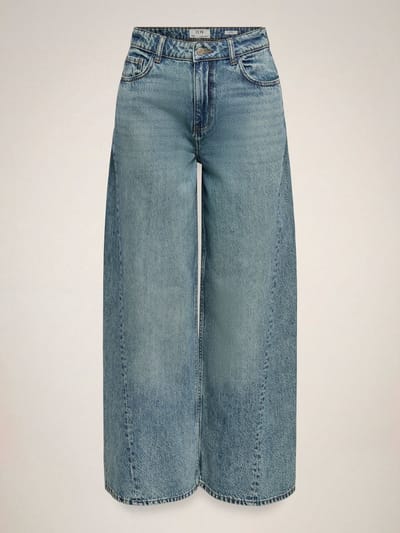 JDY - JDYCARINA HW ASYMMETRIC WIDE JEANS DNM - Dames - Jeans