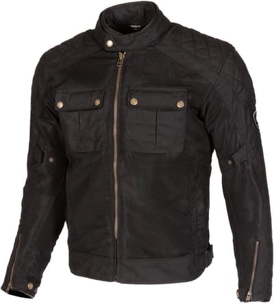 Merlin Shenstone II Cotec Air Zwart Textiele Motorjas - Jas