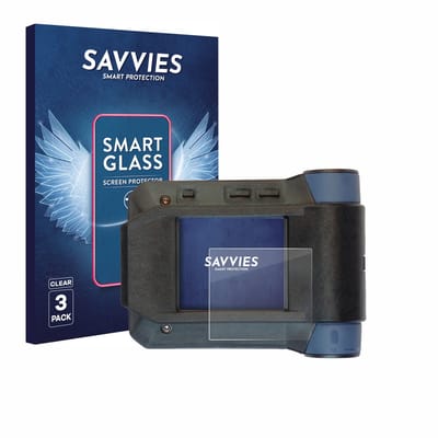 3 Stuks Savvies Screenprotector - geschikt voor Swissphone s.Quad X15/ X35/ C45/ C35 - beschermfolie glas transparant