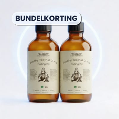 Holymouthwash - 2-Pack - Oil Pulling Spoeling – Mondspoeling - Stopt Bloedend Tandvlees & Slechte Adem – Natuurlijk Mond Olie – Alcoholvrij - Pepermunt - 2 x 120ml