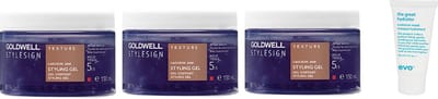 3 x Goldwell - Stylesign Lagoom Jam - 150 ml + WILLEKEURIG Travel Size