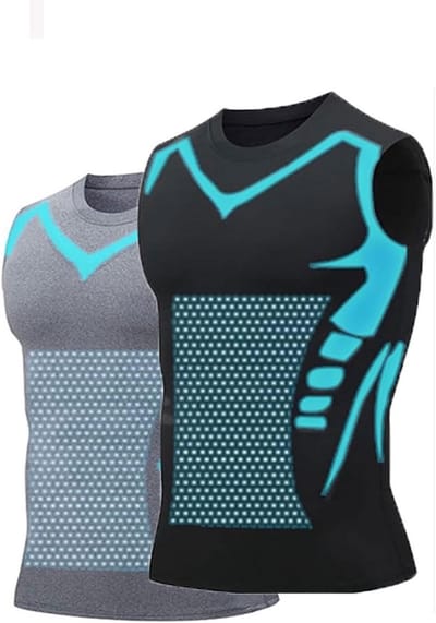 Shaping Vest voor Mannen met Compressie en Ondersteuning Ongedwongen Pasvorm
