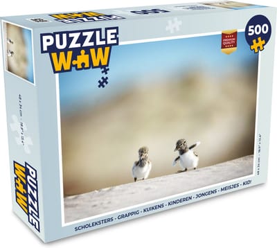 Puzzel Scholeksters - Grappig - Kuikens - Kinderen - Jongens - Meisjes - Kids - Legpuzzel - Puzzel 500 stukjes
