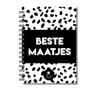 Huisdieren Invulboek | Beste Maatjes | Huisdier Herinneringenboek | Dieren Boekje | Dots Zwart