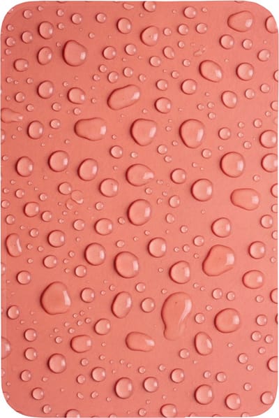 Badmat 60x90 cm - Antislip - Water - Druppels - Roze - Badmatten voor badkamer - Badkamermat - Douchemat - Badkamer mat