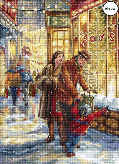 Borduurpakket CHRISTMAS EXPECTATION - LETISTITCH powered by LUCA-S